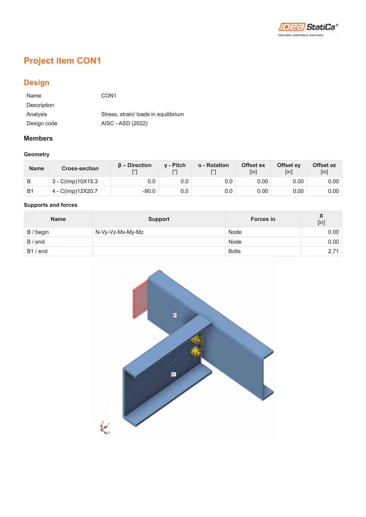 Connection Details
